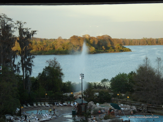 Fire Rock Geyser and Bay Lake